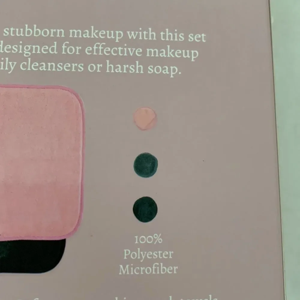 NIB, Lily Eden Reusable Make-up Remover Towel Set